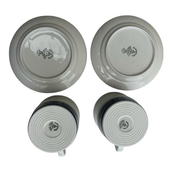 Porsgrund Norway Saga Hand Painted Coffee Cup & Saucer Mint‎ Condition Lot Of 2 - Picture 7 of 11